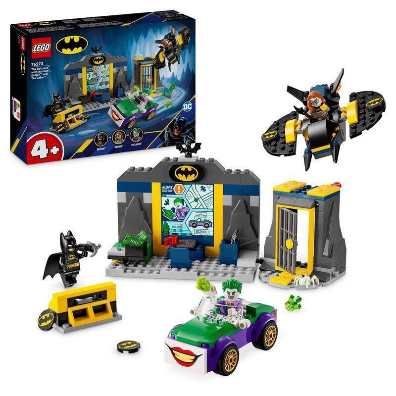 LEGO DC Batman The Batcave with Batman Batgirl & The Joker 76272, , large image number 0