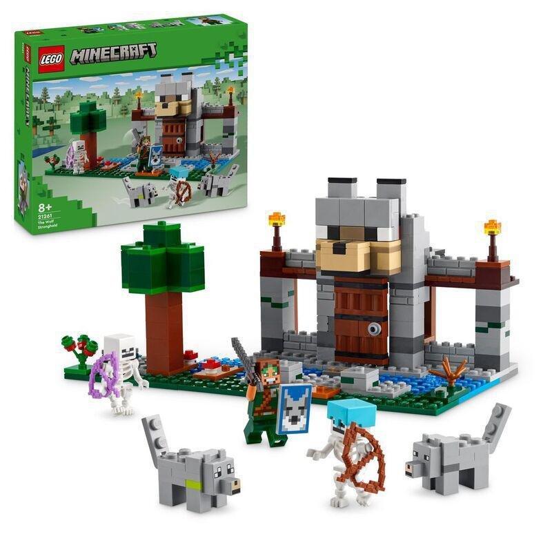 LEGO Minecraft® The Wolf Stronghold Fortress Playset 21261, , large image number 0
