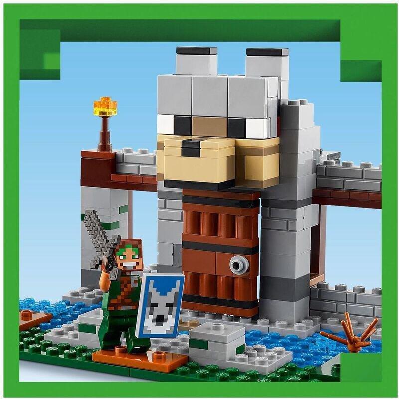 LEGO Minecraft® The Wolf Stronghold Fortress Playset 21261, , large image number 5
