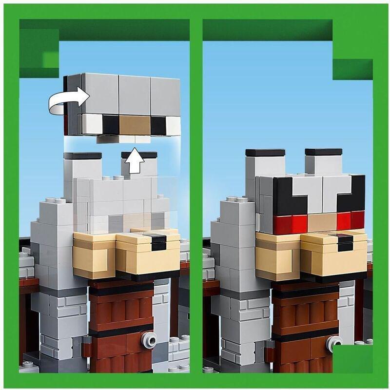 LEGO Minecraft® The Wolf Stronghold Fortress Playset 21261, , large image number 6