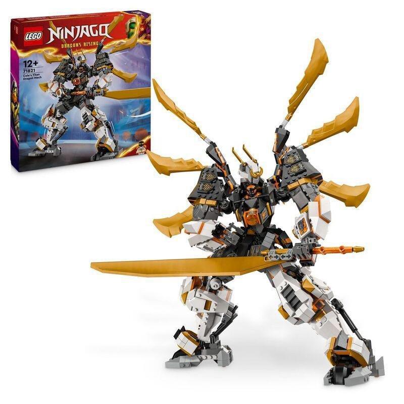 LEGO NINJAGO® Coles Titan Dragon Mech Adventure Toy 71821, , large image number 0