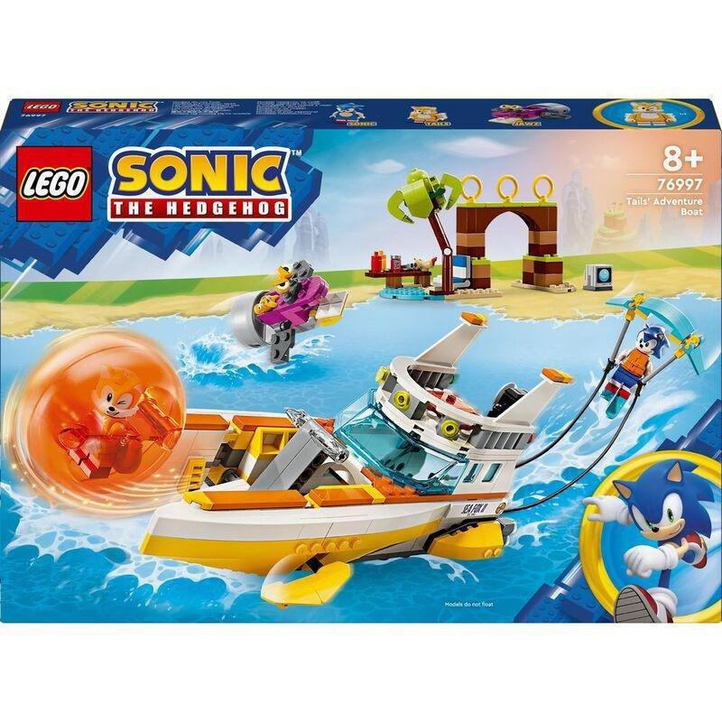 LEGO Sonic the Hedgehog Tails Adventure Boat Toy 76997, , large image number 1