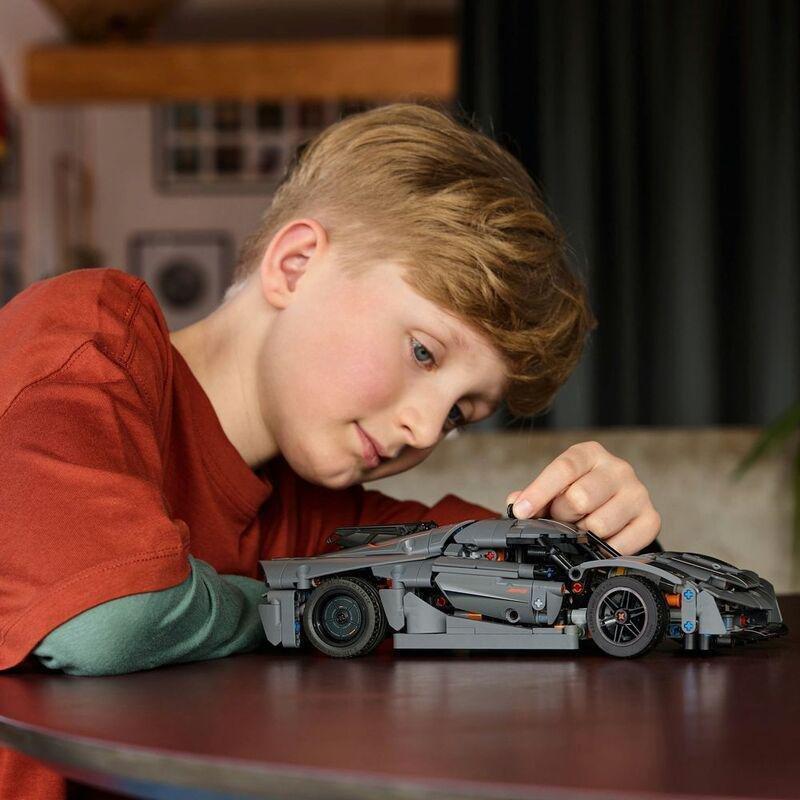 LEGO Technic Koenigsegg Jesko Absolut Grey Hypercar 42173, , large image number 1