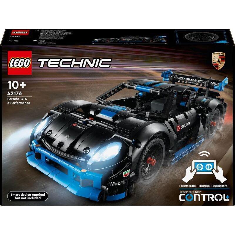 LEGO Technic Porsche GT4 e-Performance Race Car Toy 42176, , large image number 1