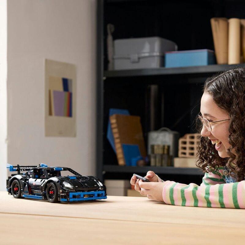 LEGO Technic Porsche GT4 e-Performance Race Car Toy 42176, , large image number 2