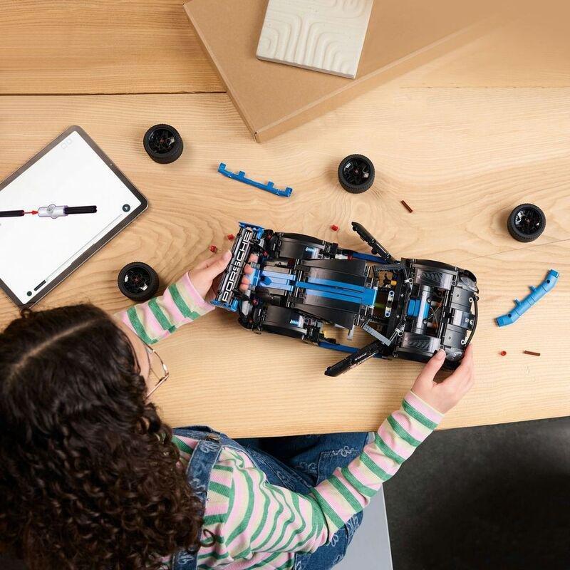 LEGO Technic Porsche GT4 e-Performance Race Car Toy 42176, , large image number 3