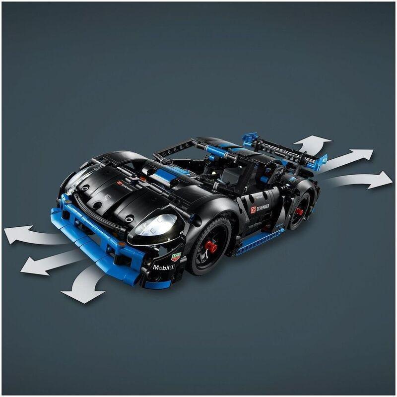 LEGO Technic Porsche GT4 e-Performance Race Car Toy 42176, , large image number 6
