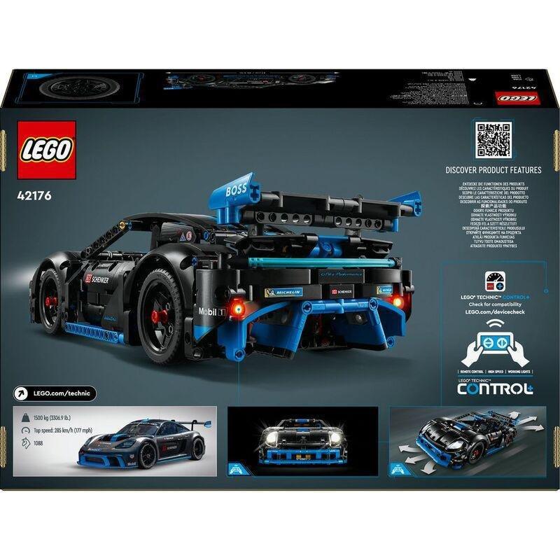 LEGO Technic Porsche GT4 e-Performance Race Car Toy 42176, , large image number 8