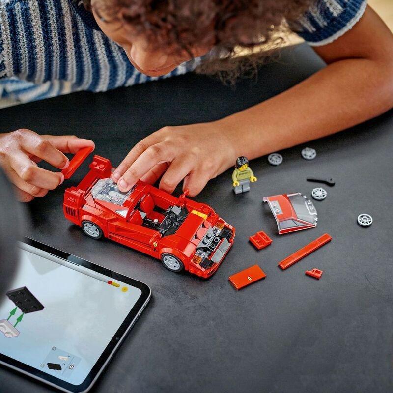 LEGO Speed Champions Ferrari F40 Supercar Vehicle Toy 76934 (318 pieces), , large image number 5