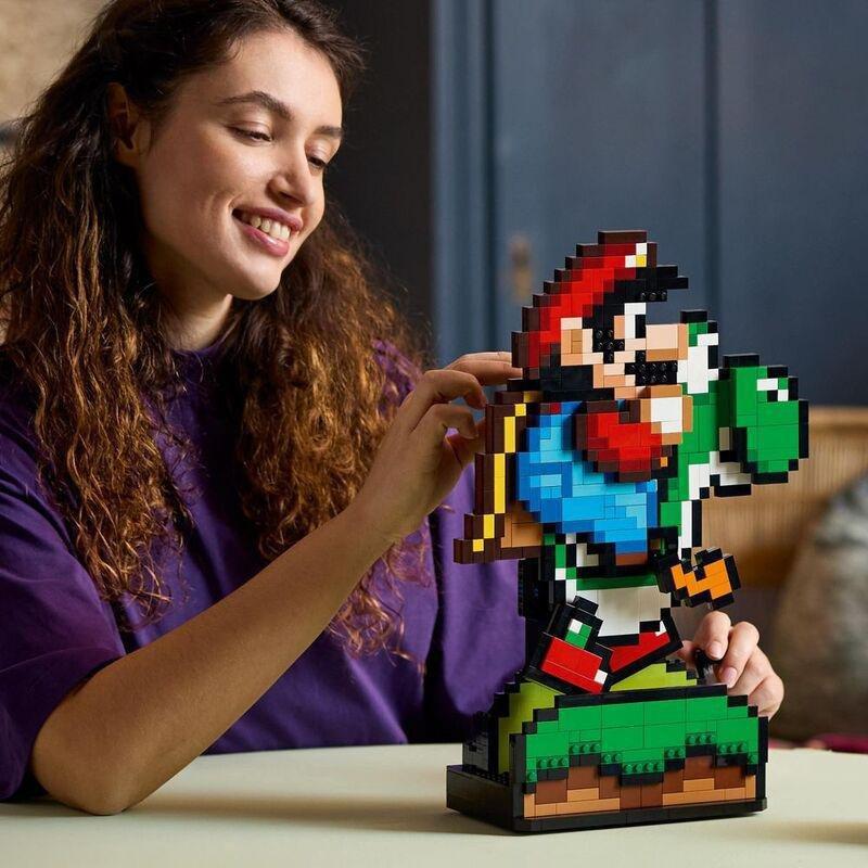 LEGO Super Mario World - Mario & Yoshi Building Kit 71438 (1215 Pieces), , large image number 1