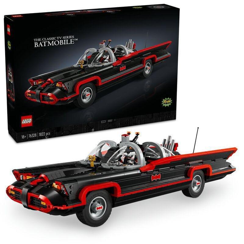 LEGO Superheroes DC Comics Batman: The Classic TV Series Batmobile Building Set 76328 (1822 Pieces), , large image number 0