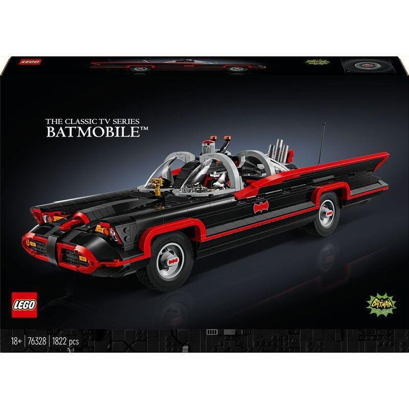 LEGO Superheroes DC Comics Batman: The Classic TV Series Batmobile Building Set 76328 (1822 Pieces), , large image number 1