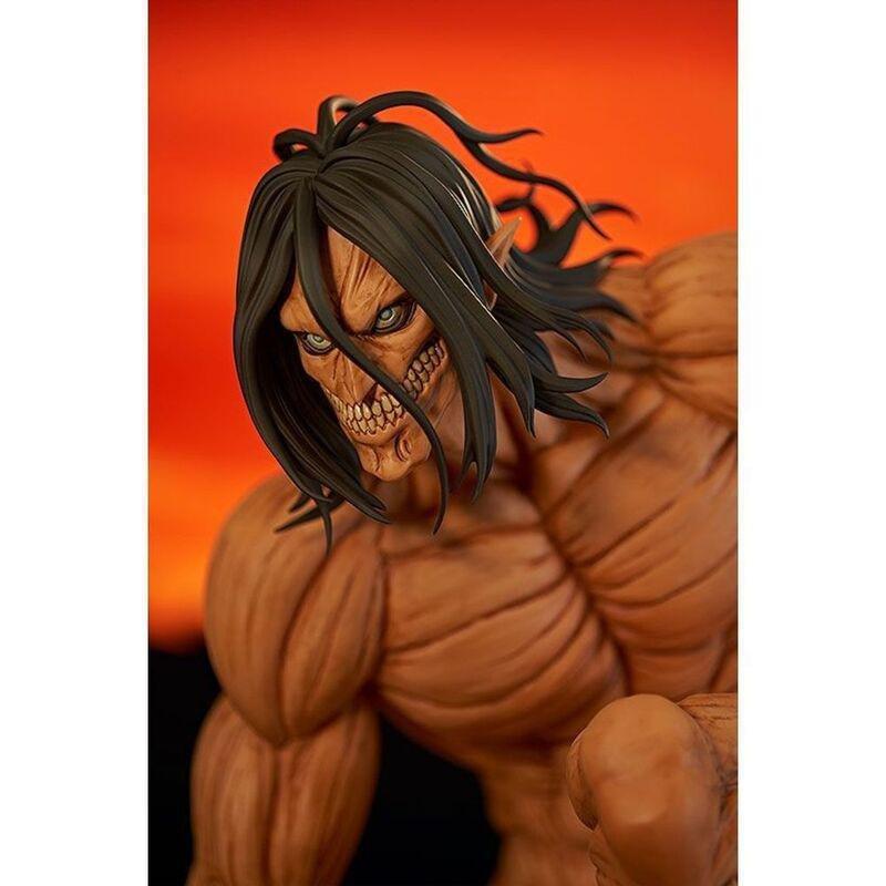 Good Smile Attack On Titan Eren Yeager Attack Titan Version Xl Pop Up Parade Figure, , large image number 1