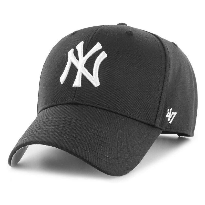 47 Brand MLB New York Yankees Black Raised Basic '47 MVP Cap, , large image number 0