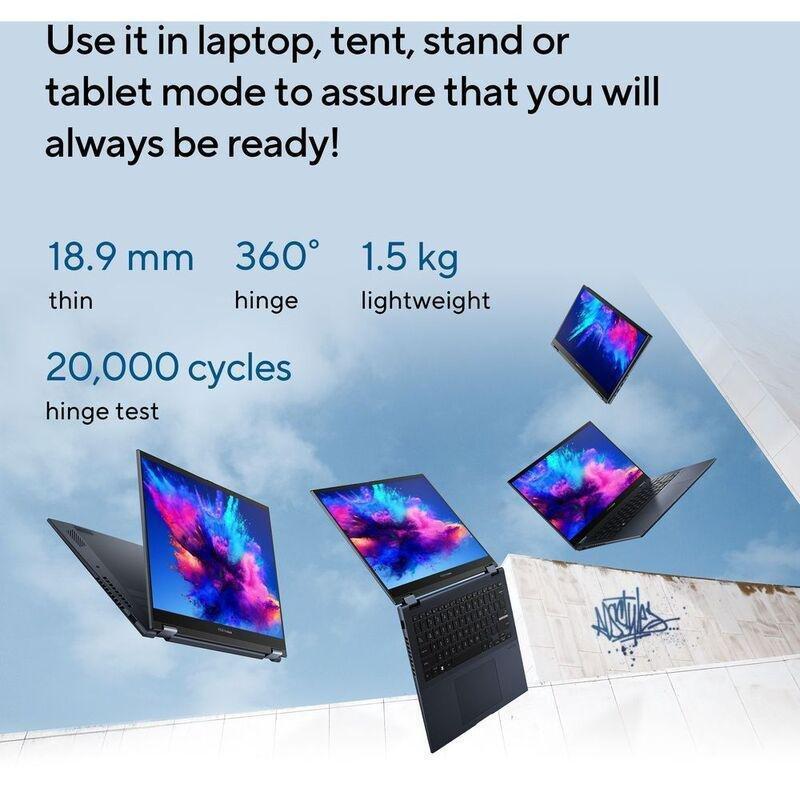ASUS Vivobook S 14 Flip Laptop - TP3402VA-LZ144W - Intel core i9-13900H/16GB RAM/1TB SSD/ Intel Iris Xe Graphics/14" WUXGA (1920x1080)/Windows 11 H..., , large image number 3