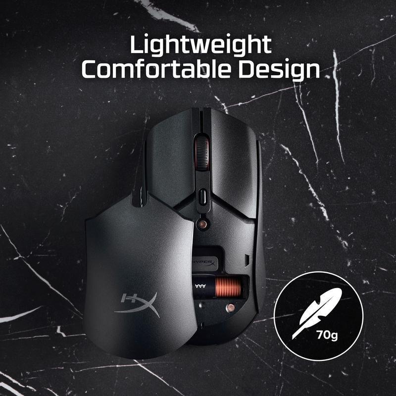 HyperX Pulsefire Haste 2 Core-Black Wireless Gaming Mouse, , large image number 3
