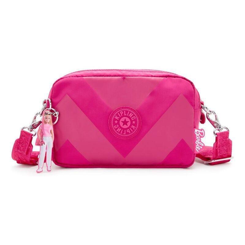 Kipling Milda-Barbie Milda Crossbody Bag With Detachable And Adjustable Shoulder Straps-Power Pink, , large image number 0