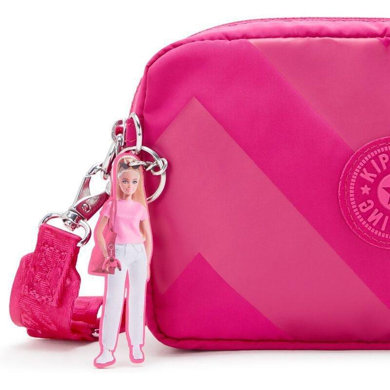 Kipling Milda-Barbie Milda Crossbody Bag With Detachable And Adjustable Shoulder Straps-Power Pink, , large image number 4