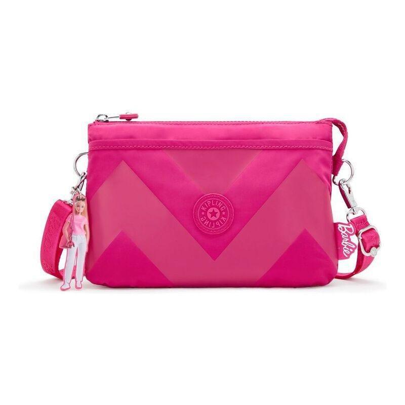 Kipling Riri-Barbie Riri Crossbody Bag With Detachable And Adjustable Shoulder Straps-Power Pink, , large image number 0