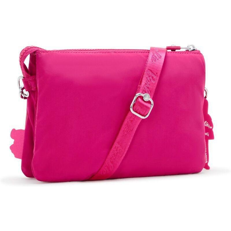 Kipling Riri-Barbie Riri Crossbody Bag With Detachable And Adjustable Shoulder Straps-Power Pink, , large image number 1