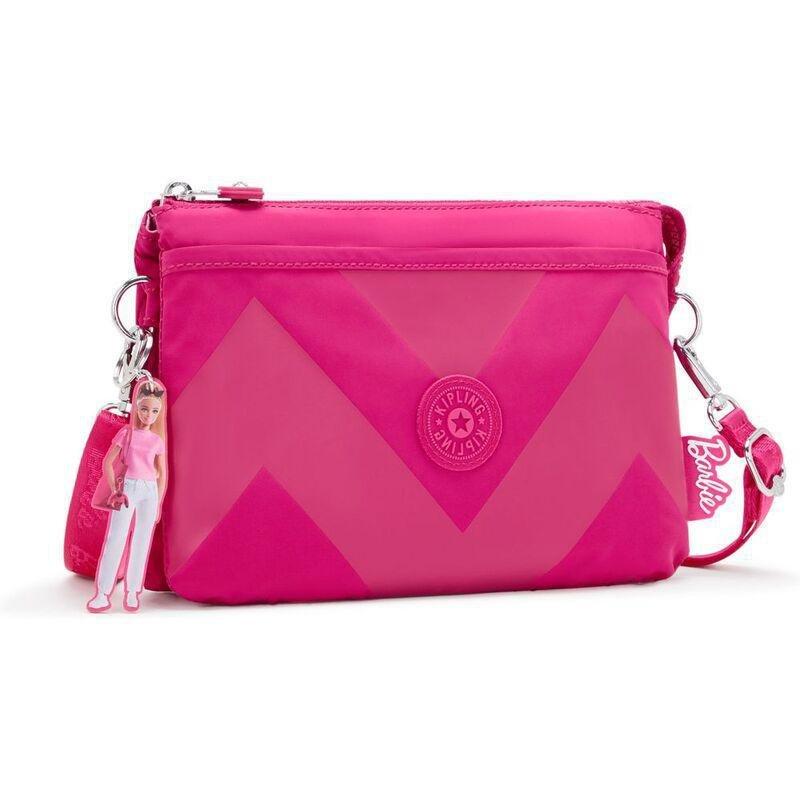 Kipling Riri-Barbie Riri Crossbody Bag With Detachable And Adjustable Shoulder Straps-Power Pink, , large image number 3