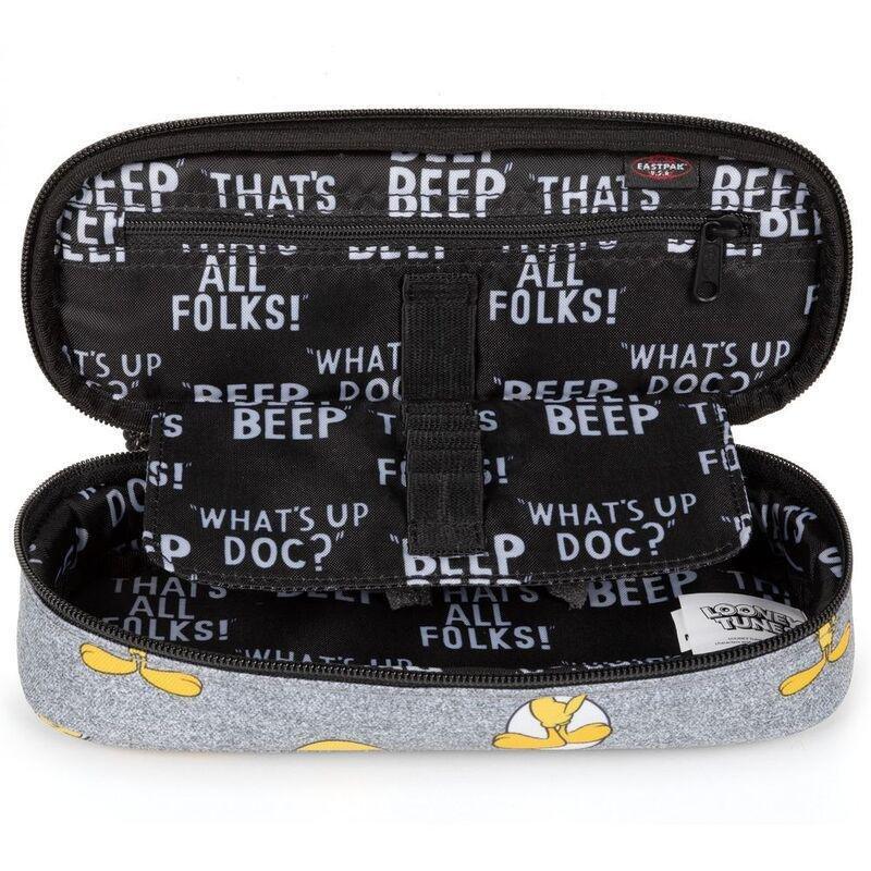 Eastpak Oval Single-Hard Pencil Case-Tweety Grey, , large image number 1