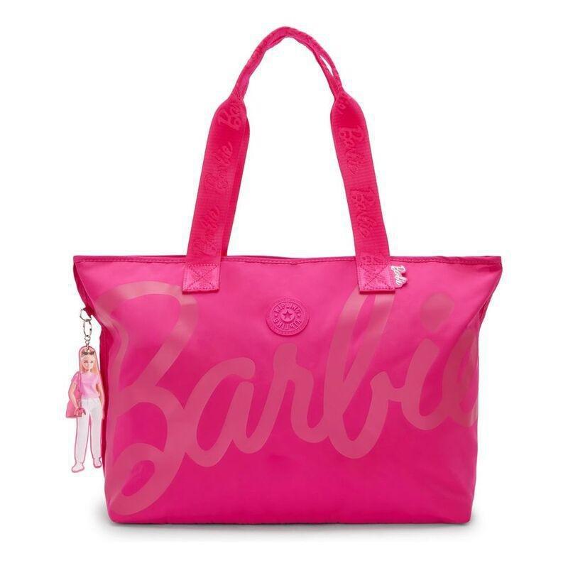 Kipling Jacey M Barbie Large Tote Bag - Power Pink - I6814-Ba2, , medium