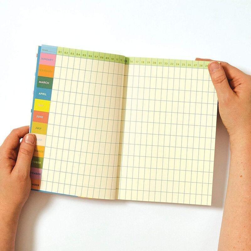 Raspberry Blossom Rainbow Hearts Daily Planner, , large image number 1