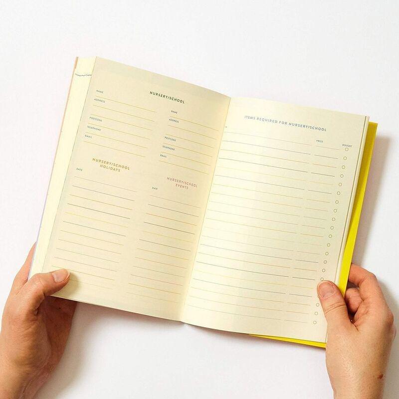 Raspberry Blossom Dotty Family Weekly Planner, , large image number 1
