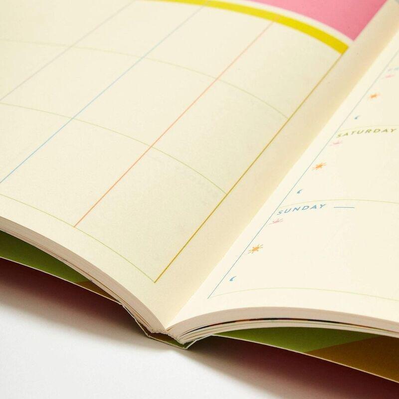 Raspberry Blossom Dotty Family Weekly Planner, , large image number 2