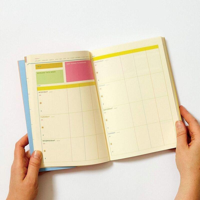 Raspberry Blossom Dotty Family Weekly Planner, , large image number 4