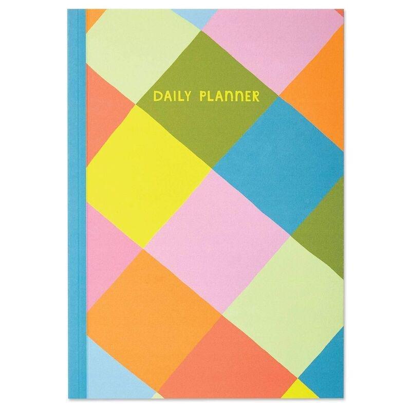 Raspberry Blossom Harlequin 304 Paged Daily Planner, , medium