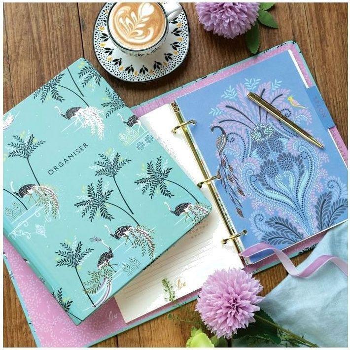 Sara Miller Savannah Organiser Blue (23 x 20 cm), , large image number 3