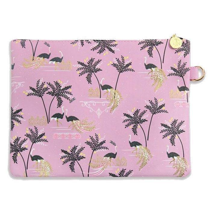 Sara Miller Savannah Large Pouch Pink, , large image number 1