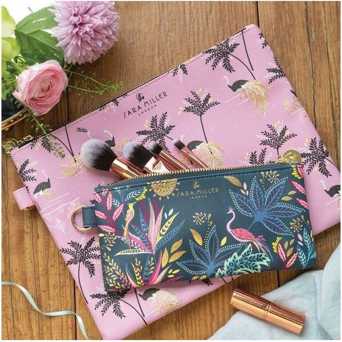 Sara Miller Savannah Pencil Pouch Black, , large image number 2