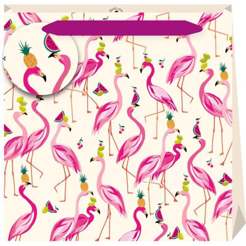 Penny Kennedy Celebrating Flamingos Med Bag, , medium