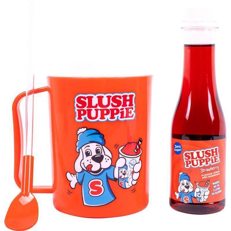 Fiz Slush Puppie Making Cup & Zero Stwberry Syrup Set, , large image number 0