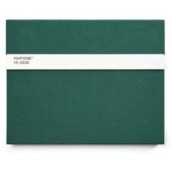 Pantone Gatefold Notebook with Pencil / Unlined - Dark Green 19-5232 (24 x 19 cm), , large image number 0