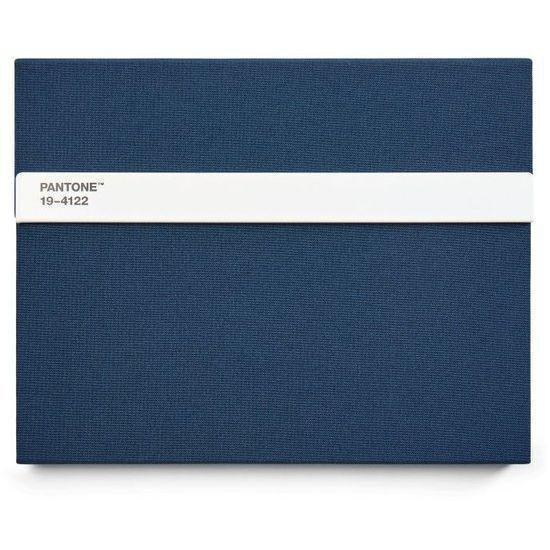 Pantone Gatefold Notebook with Pencil / Unlined - Dark Blue 19-4122 (24 x 19 cm), , large image number 0