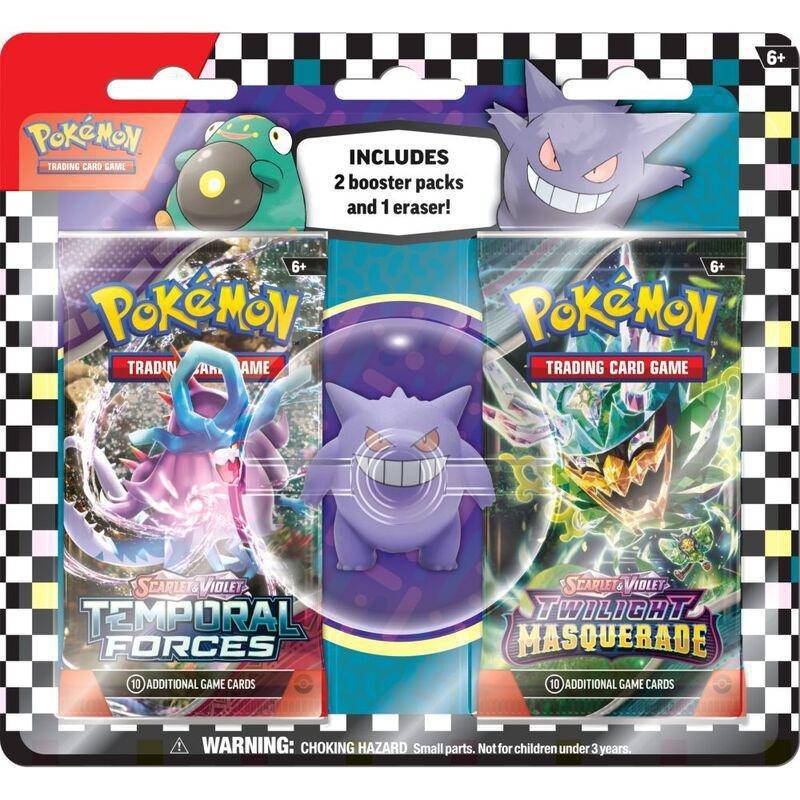 Pokemon TCG: Back To School Eraser Blister Assortment (Pack of 2), , large image number 1