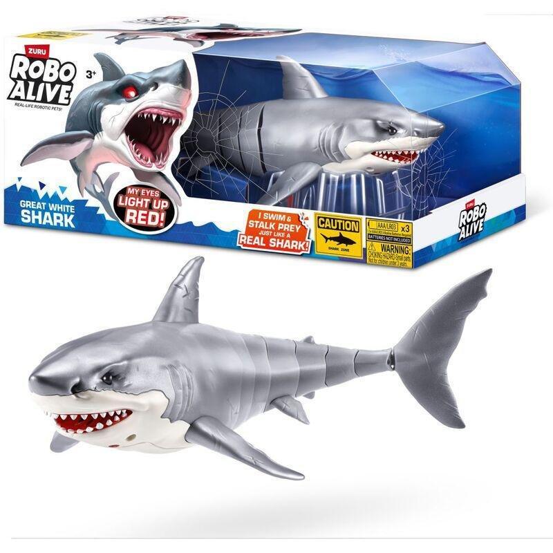 Zuru Robo Alive Shark Attack Series 1 Swimming Shark, , large image number 0