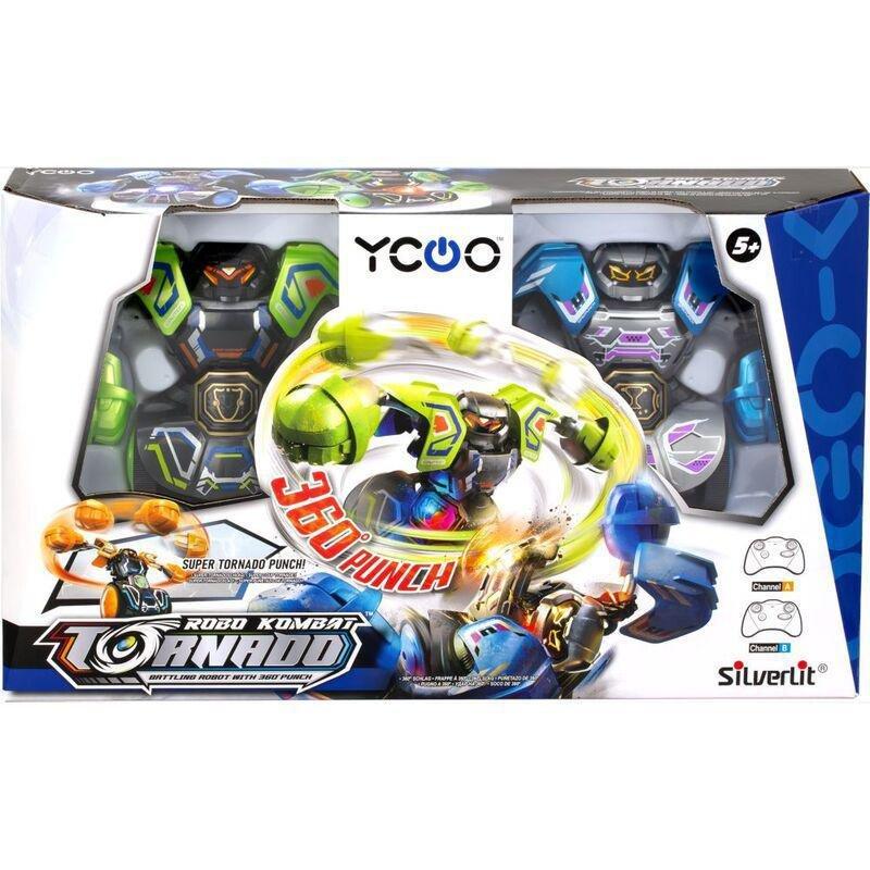 Silverlit Robo Kombat Spin Battle Pack A (Green/Blue), , large image number 1
