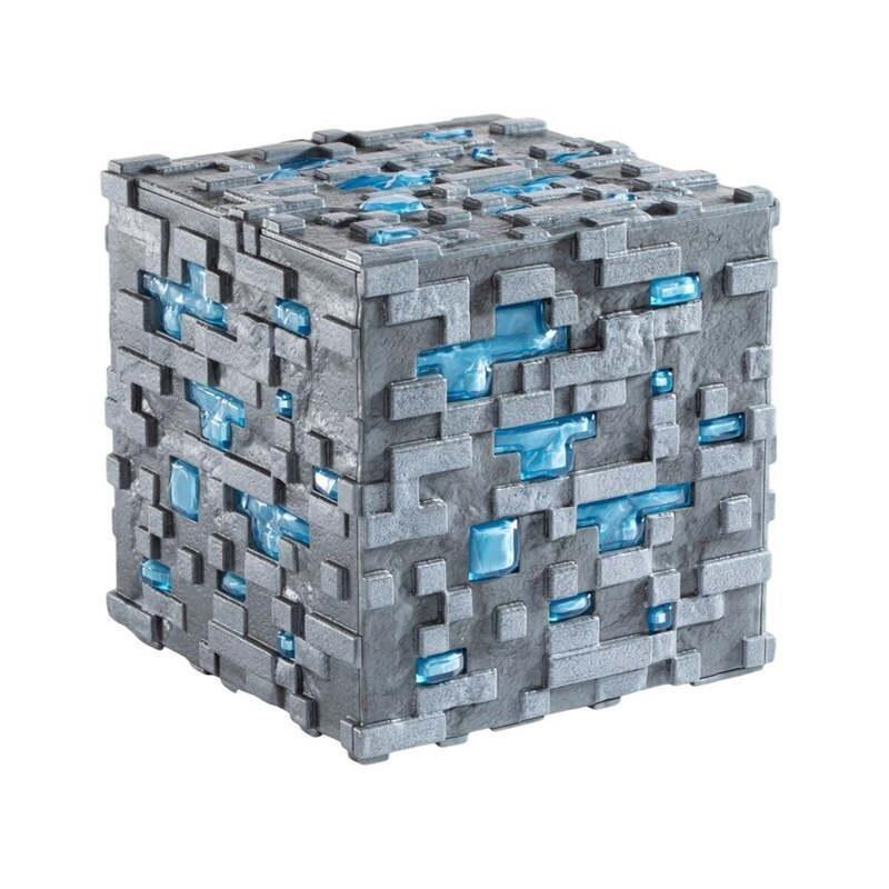 Noble Minecraft Illuminating Diamond Ore Qube, , large image number 0