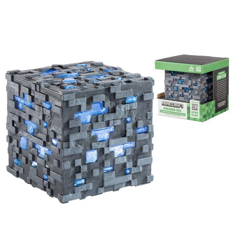 Noble Minecraft Illuminating Diamond Ore Qube, , large image number 1