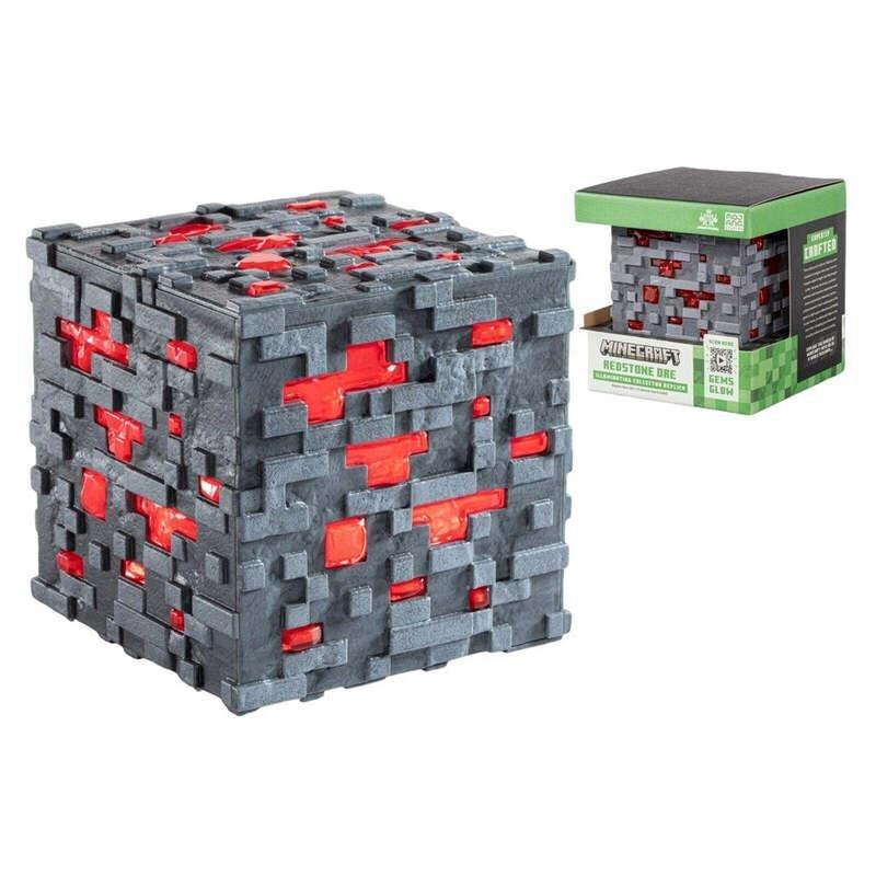 Noble Minecraft Illuminating Redstone Ore Qube, , large image number 1