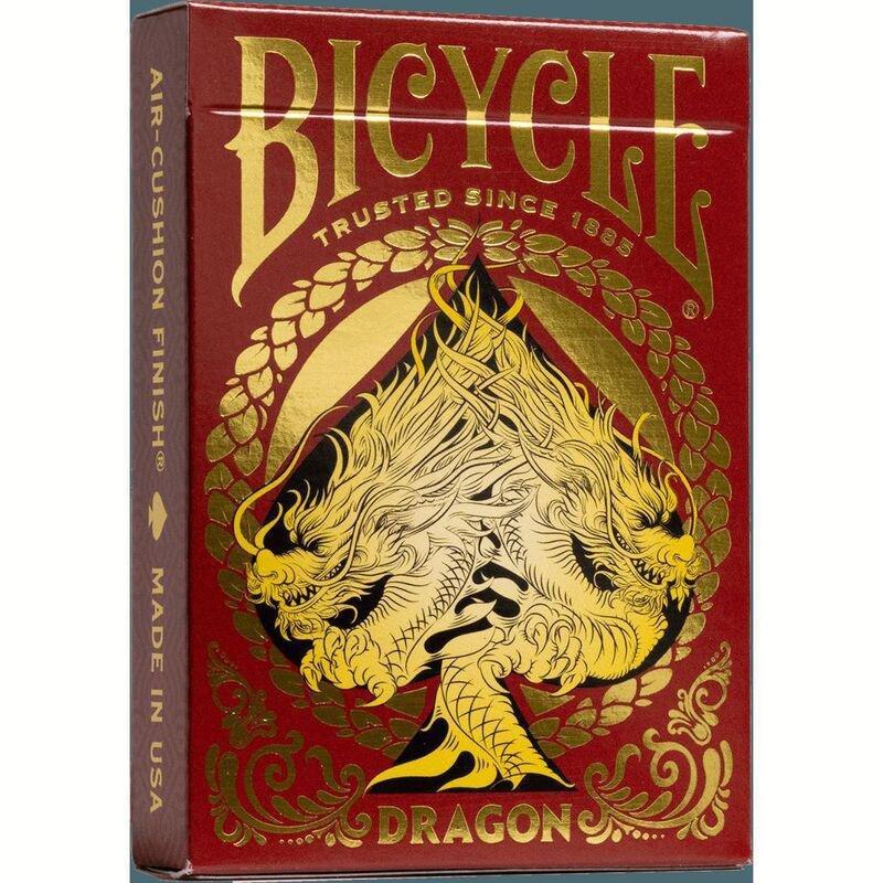 Bicycle Dragon Red Playing Cards, , large image number 0