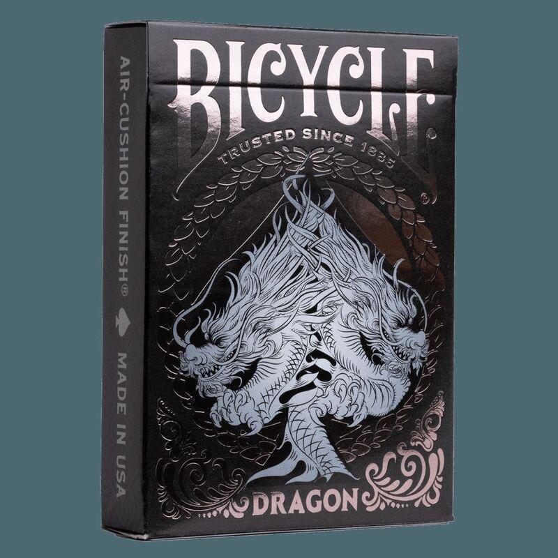 Bicycle Dragon Black Playing Cards, , large image number 0
