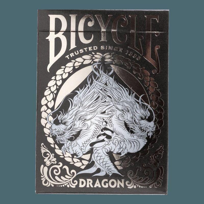 Bicycle Dragon Black Playing Cards, , large image number 1