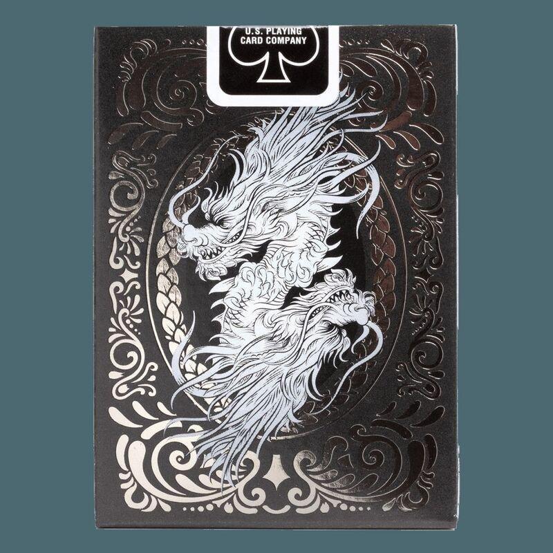 Bicycle Dragon Black Playing Cards, , large image number 2