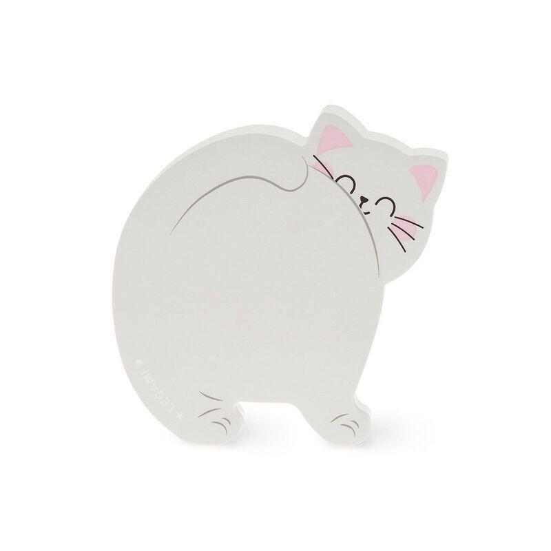 Legami Adhesive Notepad - Lovely Notes - Kitty (100 Sheets), , medium